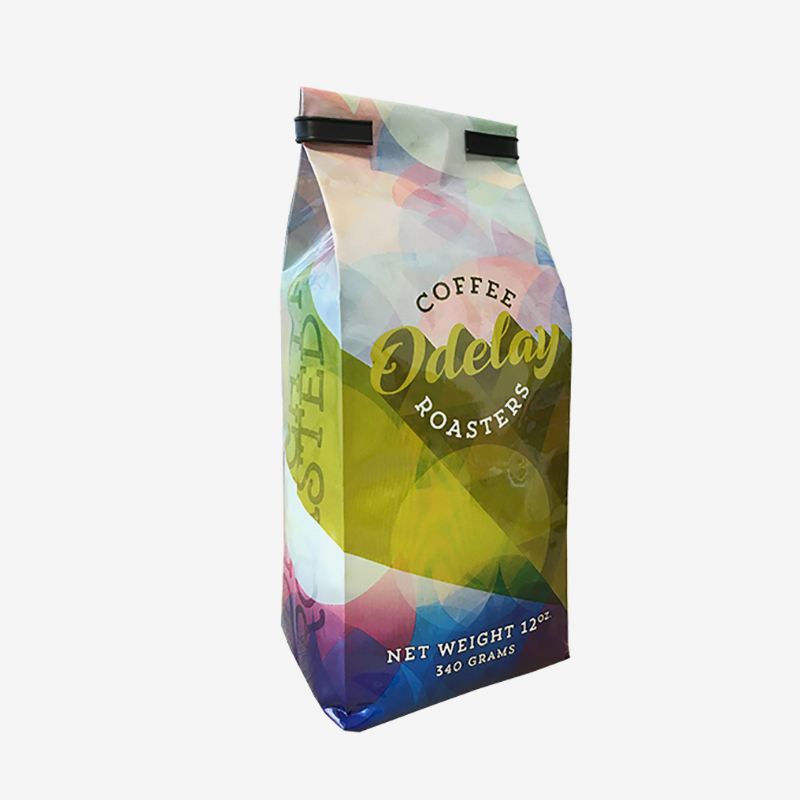 Digital pouch printing side gusset coffee bags with valve