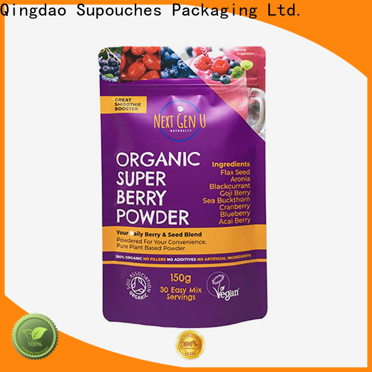 Supouches Packaging stand up zip lock bags company used in chemical market