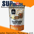Supouches Packaging wholesale black stand up pouch with window factory for food freezing