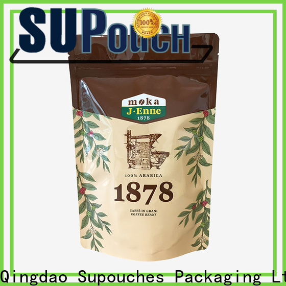 Supouches Packaging stand up pouch with zipper factory for food packaging