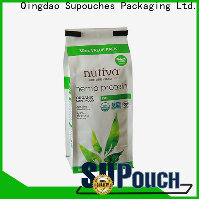 Supouches Packaging clear flat bottom cellophane bags manufacturers for food vacuum sealing