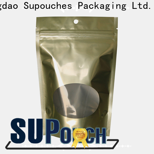Supouches Packaging top plastic stand up pouch with ziplock for business for food vacuum sealing