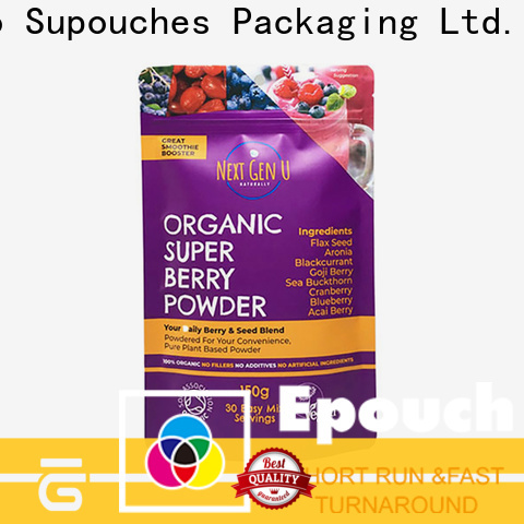 Supouches Packaging top stand up plastic pouch packaging company for food freezing