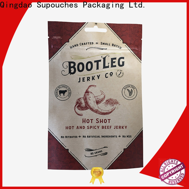 Supouches Packaging bag flat factory for food packaging